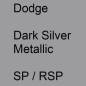 Preview: Dodge, Dark Silver Metallic, SP / RSP.